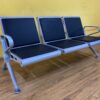 Heavy duty 3 seater padded link chair for waiting area seating