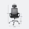 Ergonomic Headrest Office Seat