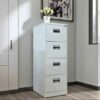 4 Drawer File Cabinet with lockable drawers for office storage