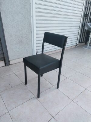 Black Faux Leather Dining Chair Black Faux Leather Dining Chair