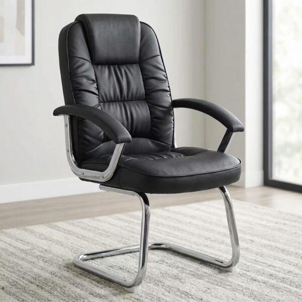 Executive Office Visitor Chair Executive Office Visitor Chair with cushioned seat and modern design