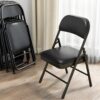 Black Foldable Chair – Portable,