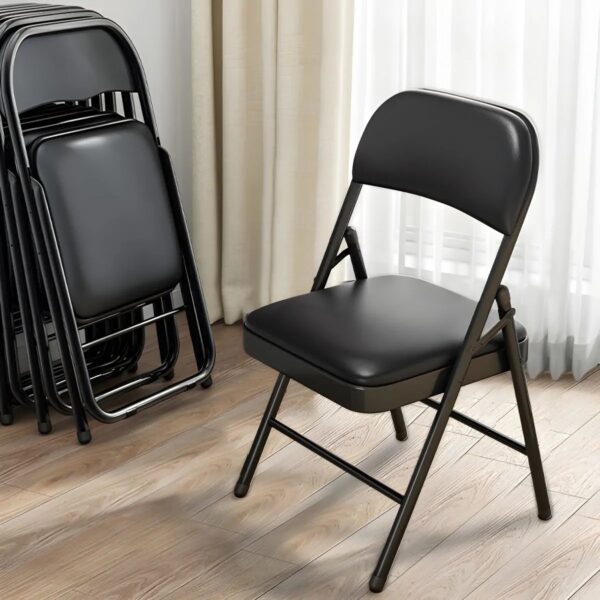 Black Foldable Chair – Portable,