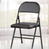 Black Foldable Chair portable and space-saving seating