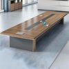Executive Quality 3M Boardroom Premium Conference Table Executive Quality 3M Boardroom large conference table in modern office meeting room