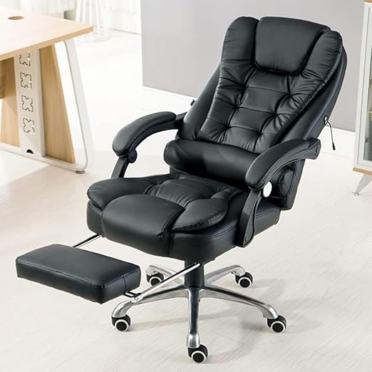 Premium PU Leather Executive Desk Chair PU leather executive desk chair with high back and padded seat for office use