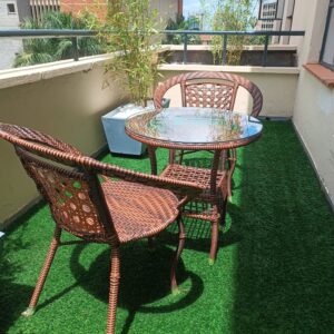 Rattan Outdoor Balcony Set Rattan balcony outdoor set with chairs and table