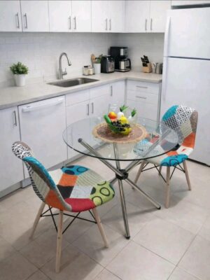 2-seater balcony dining set with table and chairs