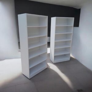 6 Tier Bookcase White Modern Storage Shelf 6 Tier Bookcase White tall bookshelf with six open shelves
