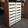 Modern Shoeracks with Sliding Doors MDF shoe cabinet with shelves