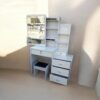 Modern Dressing Table with Sliding Door and Mirror modern dressing table with mirror and sliding door storage