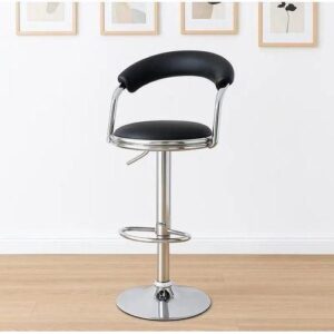 Modern Ergonomic Bar Stool With Back Support featuring comfortable seating and stylish contemporary design