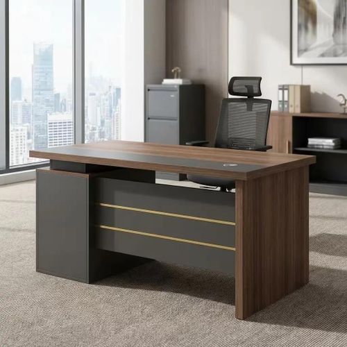 Stylish 1.2M Wood Executive Office Desk for Modern Workspaces Modern 1.2M Wood Executive Office Desk with spacious workspace and professional wooden office design