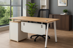 1.4M Ergonomic Study Desks with spacious workspace and contemporary design for study and office use