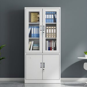 Steel Office Cabinet for Secure Office Storage Steel Office Cabinet with lockable storage shelves and durable steel office storage design