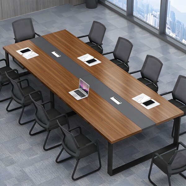 2.4M Conference Room Meeting Table with executive design seating 8 to 10 people