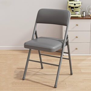 Portable Foldable Study Chair for Home Learning and Office Use Foldable Study Chair for Home with ergonomic backrest and space-saving design