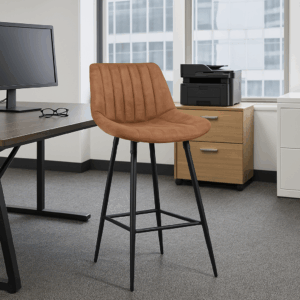 Swivel Bar/Kitchen Office Stool with adjustable height and ergonomic seat design