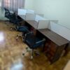 8 Way Working Station for Modern Collaborative Office Workspaces 8 Way Working Station with multiple employee desk setup for collaborative office productivity