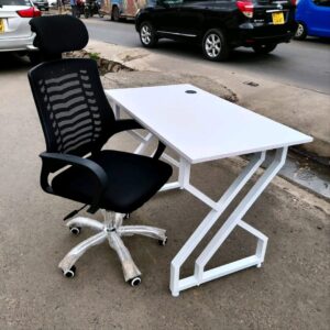1.2m Executive Metallic Office Desk with spacious work surface and durable metal frame