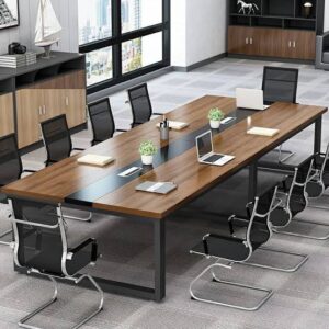Modern 2.4M Boardroom Table for executive conference rooms seating 8 to 10 people