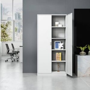 2-Door Steel Office Cabinet for Secure Office Storage 2-Door Steel Office Cabinet with spacious storage compartments and durable steel office filing design