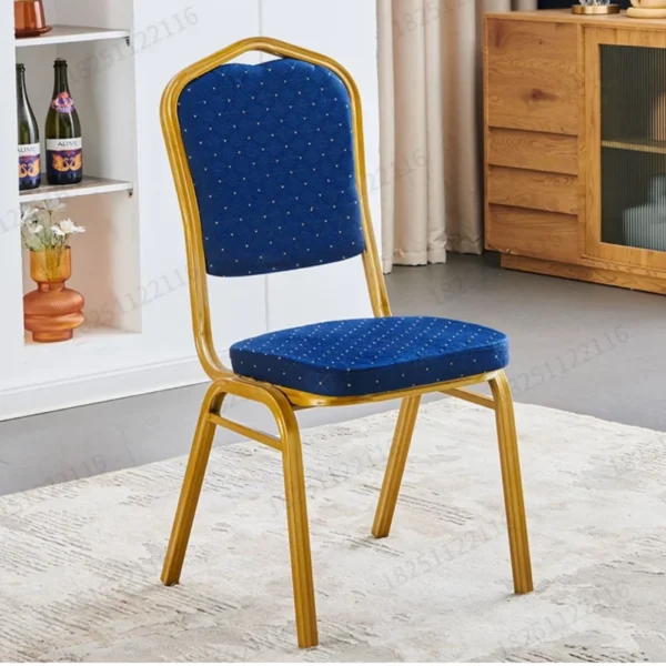 Elegant Modern Banquet Hall Chair for Weddings and Event Venues Modern Banquet Hall Chair with cushioned seat and elegant metal frame for events